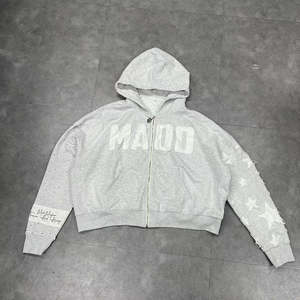 Conjunto Deportivo Personalizado para Hombre, Chaqueta y Pantalones de Algodón para Invierno, Logotipo Aplicado con Pedrería, Estampado Unisex - Product Image 2