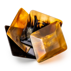 Plateau en corne de buffle, logo personnalisé, luxe, fait main, moderne, plateau décoratif pour mariage - Product Image 6