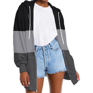 Jersey de algodón 100% de alta calidad, sudaderas con capucha con hombros caídos impresas personalizadas, nuevas sudaderas transpirables con estilo para mujer - Product Image 5