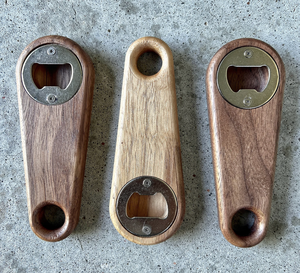 อุปกรณ์บาร์ครัว ออกแบบของขวัญส่งเสริมการขายของคุณเอง ที่เปิดขวดอเนกประสงค์ด้ามไม้เปล่าแบบกำหนดเองได้ - Product Image 6