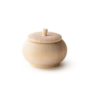 ShellMut de madera con acabado de nuez, uso de diseño único en olla de almacenamiento para servir alimentos con tapa para cocina, hotel, Venta caliente de madera cálida - Product Image 6