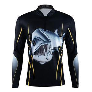 Nuevo diseño UPF 50 + protección UV pesca Jersey manga larga transpirable secado rápido hombres pesca camisa ropa de pesca - Product Image 5