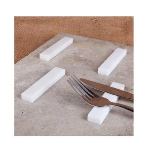 Durable Quality Grey Marble Spoon Rest Holder Handmade Handicrafts Eco-Friendly Modern Design Natural Marble Spoon Rest - Product Image 1