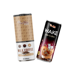 Envío listo Vietnam 250ml OEM ODM Fábrica Precio al por mayor Sabor suave Sabor negro Café Leche Bebida Café instantáneo - Product Image 1
