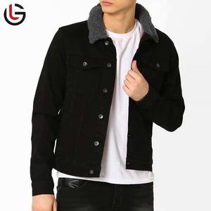 Vestes Denim Personnalisées pour Hommes Style Puffer Confortable avec Col Ras du Cou Grande Qualité Nouveau Design Services OEM - Product Image 4