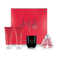 Mauboussin 2021 La Folie Prestige Reguläre Größe Geschenkset Eau De Parfum Duschgel Lotion Duftkerze Blumig Frankreich Damen