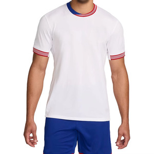 เสื้อฟุตบอลยูนิเซ็กซ์ขายดีรุ่นใหม่ปี 2025 พร้อมปักชื่อทีมและหมายเลขตามสั่ง แขนสั้น ผลิตจากโพลีเอสเตอร์ 100% พิมพ์ลายแบบซับลิเมชั่น - Product Image 6