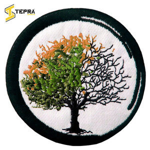 TEPRA SPORTS, prendas de PVC personalizadas, parches bordados hechos a mano para planchar, logotipos impresos con corazón de flores para sombreros, tela principal - Product Image 2