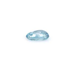 Zirconia Azul Facetada de 5.58 Quilates, Gema de Aguamarina Natural de Alta Calidad, Creada y Pulida en Laboratorio, 8mm de Altura - Product Image 3