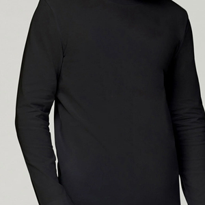 High Quality Men's Casual Streetwear Long Sleeve Oversized Stand Collar 100% Cotton <b>Shirt</b> Custom Logo Blank Manufacturer - Product Image 2