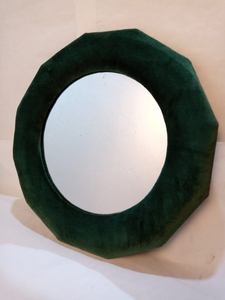 Miroir mural en forme de larme d'or Vintage moderne de haute qualité cadre en métal de style unique avec verre élégant pour la décoration de salon - Product Image 2