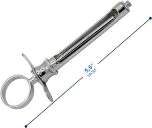 Jeringa Dental SureMed Instruments, Manual, de Acero Inoxidable, con Anillo de Cartucho y Mango Ergonómico, Reutilizable, de Alta Calidad, con Certificación CE - Product Image 6