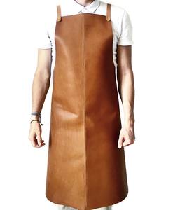 Hot Selling LPN-0039 Bib Custom Made Unique Design Genuine <b>Leather</b> <b>Apron</b> Quick Dry with Competitive Price - Product Image 1