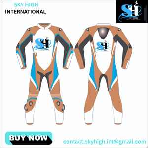 Suite de moto en cuir Cordura sur mesure de qualité supérieure de Sky High International vêtements de course en textile imperméable pour l'automobile - Product Image 5