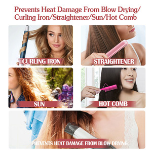 Salon professionnel <span class=keywords><strong>Spray</strong></span> <span class=keywords><strong>protecteur</strong></span> <span class=keywords><strong>UV</strong></span> chaud pour <span class=keywords><strong>cheveux</strong></span> secs abîmés revitalisant en profondeur à l'huile de noix de coco nourrissant pour femmes - Product Image 3