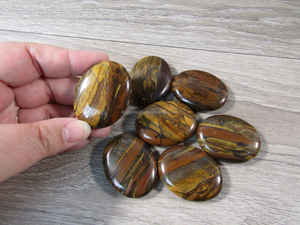 Pierre de palmier tigre en fer naturel, polie, cristal de guérison, pierre d'inquiétude, vente en gros - Product Image 6