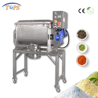 Machine de mélange d'aliments pour animaux automatisée pour la fabrication de poudre de talc, mélangeur à ruban horizontal