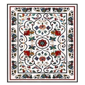 Suelo Mandap de templo con incrustaciones de mármol y piedra Natural de calidad superior para fabricación en India, precios al por mayor - Product Image 4