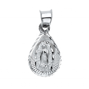 Colgante de aleación de Metal Chapado en plata personalizado clásico de moda Nuestra Señora Madre María joyería de moda para niños regalo elegante - Product Image 1