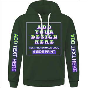 2024 Sudadera con capucha de diseño personalizado para hombre 500 Gsm Heavyweight Boxy Fit Cachemira sólida Terry Essentials de talla grande 3D otoño liso teñido - Product Image 3