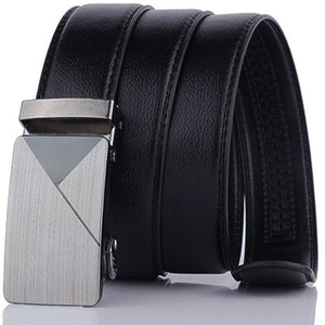 Cinturón de cuero de piel de vaca auténtica con patrón cruzado para hombre 2025 de Pakistán, moda informal de negocios, lujo Formal con hebilla de hierro - Product Image 4