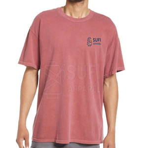 T-shirts pour hommes à coupe régulière sans couture, surdimensionnés, 100% coton, tissu tricoté haute performance - Product Image 2