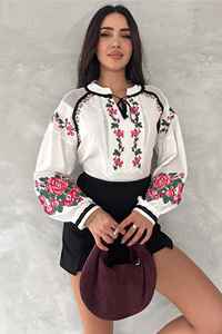 Nouvel arrivage de vêtements bohèmes de qualité supérieure avec broderie ukrainienne Vyshyvanka Designs robes en lin avec glands manches longues casual - Product Image 2