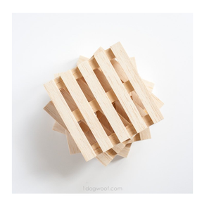 Juego de posavasos de madera de calidad estándar con soporte Alfombrillas y almohadillas cuadradas de madera para uso diario más vendidos - Product Image 3