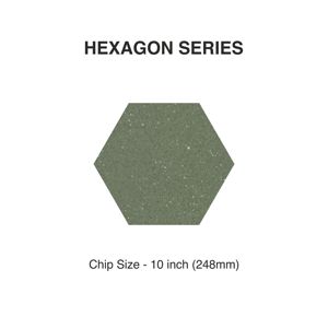 Carreaux de mosaïque de piscine Carreaux de mosaïque hexagonaux de 250mm Porcelaine Fullbody pour les applications intérieures et extérieures de mur et de sol pour les hôtels - Product Image 2