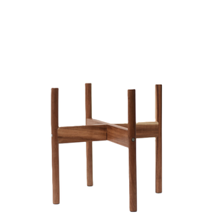 Support de plante en bois sur mesure de qualité supérieure pour une utilisation intérieure et extérieure 100 et support de plante en bois naturel avec conception naturelle - Product Image 6