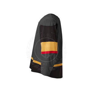 Ropa Deportiva, Jersey de Hockey sobre Hielo de Talla Grande, Alta Calidad, 100% Poliéster, Transpirable, Diseño Personalizable, Secado Rápido, para Hombre, 240g, OEM - Product Image 2