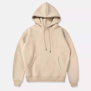 100% coton polaire en gros blanc pull surdimensionné sweat à capuche pour femme sweat Logo personnalisé broderie impression sweats à capuche basiques - Product Image 5