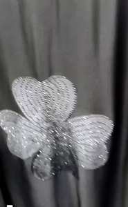 Abaya islamique élégante et modeste pour femmes, traditionnelle musulmane Premium, brodée à la main, respirante, anti-boulochage, manches longues - Product Image 3