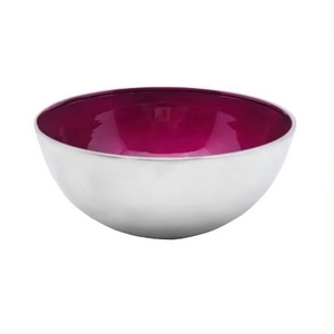 Blue Enamel Inside Metal Serving Bowl Round Shape for Home & Restaurant Tabletop Decor Food & Soup Serving Bowls - Product Image 6