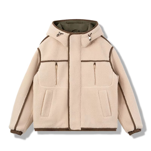 Chaqueta Acolchada de Invierno Unisex de Alta Calidad, con Capucha de Lona Recubierta, Personalizable, Informal, para Exteriores, Moda Urbana, Primavera - Product Image 1