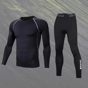 Ensemble de survêtement sport décontracté 2 pièces à capuche à séchage rapide pour hommes et femmes, grande taille, motif uni, pour l'entraînement en salle de sport, collection automne - Product Image 5