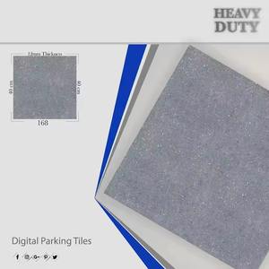 Azulejos de suelo de estacionamiento de porcelana para exteriores antideslizantes de 40x40cm de grado Premium Digital, aspecto de piedra Exterior de 12mm, ladrillo refractario moderno para Baño - Product Image 6