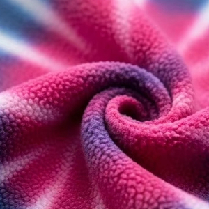 Sudadera con Capucha de Forro Polar con Estampado Tie Dye, Resistente al Viento, de Poliéster y Algodón, Cálida, Suave, Informal, para Exteriores, Ropa de Invierno - Product Image 4