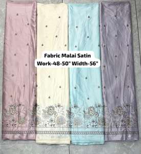 Kurta de Algodón para Hombre con Bordado y Tinte Malai, Ancho 56, Textura Suave y Lisa, Cómodo para la Piel - Product Image 2