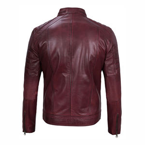 Concevez Vos Propres Vestes en Cuir de Mode Veste en Cuir de Haute Qualité pour Hommes au Meilleur Prix Veste à Manches Longues pour Hommes - Product Image 2