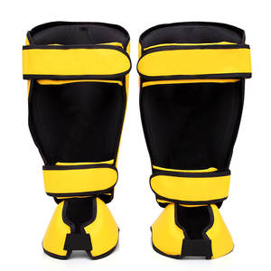 Protège-tibias de boxe en PU sur mesure, respirants, haute élasticité, antidérapants, durables, haute qualité, prix de gros - Product Image 5