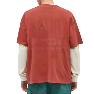 เสื้อยืดผ้าแคนวาสสำหรับผู้ชายผ้าฝ้าย100% ระบายอากาศได้ดีทรงหลวมเสื้อผ้าลำลองและฤดูร้อนดีไซน์ใหม่ - Product Image 2