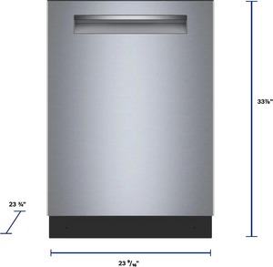 Lave-vaisselle encastrable AUTHENTIQUE en acier inoxydable anti-traces de doigts avec commande supérieure - Product Image 3