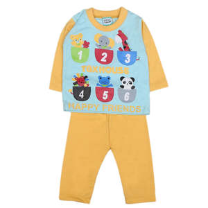 Traje de 2 Piezas de Manga Larga para Niños - Amarillo - Product Image 1