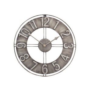 Reloj de pared circular de Metal negro, y la Oficina para el hogar, dormitorio, números romanos simples, decorar, arte, de pared - Product Image 4