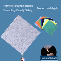 Panneaux muraux industriels modernes décoratifs, ignifuges et insonorisants pour écoles, panneaux acoustiques en polyester écologiques, réduction du bruit de 90%