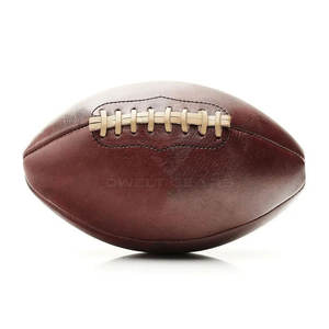 Customized Design Foldable Promotional Rugby Ball with Genuine Leather Size 5 Customized Color & Logo - Product Image 6