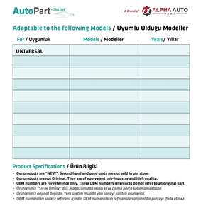 Juego de clip universal para parachoques y capó de 10 piezas, cierre automático, se envía directamente desde el fabricante de Turquía - Product Image 2