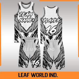 Ensemble de basket-ball sportswear personnalisé Kits de basket-ball personnalisés abordables Ensemble d'uniformes de basket-ball personnalisés - Product Image 2