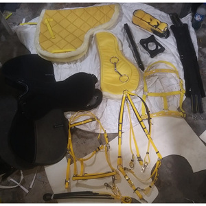 Estado resistencia monturas con almohadilla Mink estribos Mink Girth PVC Bridas y PVC Breastplates TAMAÑO 15 16 17 18 Dollar 70 - Product Image 2